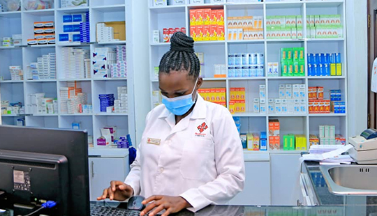 Well stocked Pharmacy