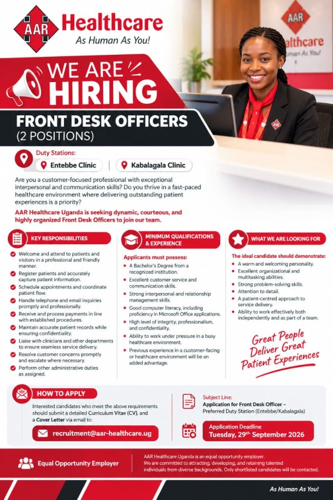 Front desk jobs